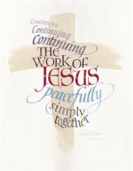 Continuing the Work of Jesus Poster