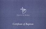 Certificate of Baptism